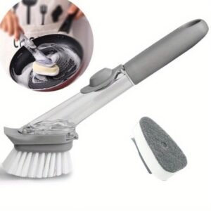 dish cleaning ,brush with soap pump